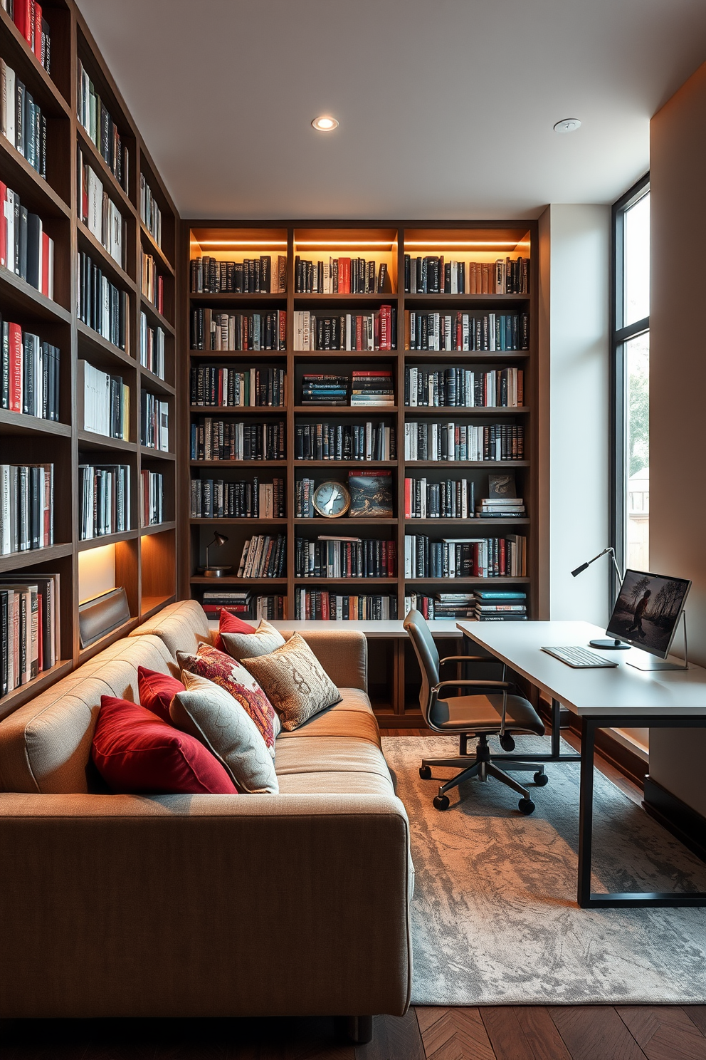 Home Office Library Design Ideas 8