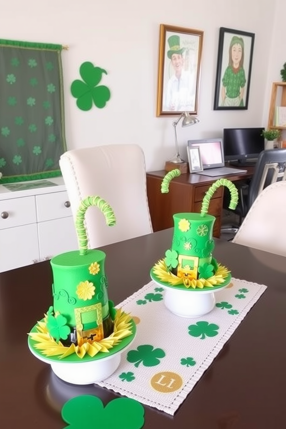 Home Office St Patricks Day Decorating Ideas 11