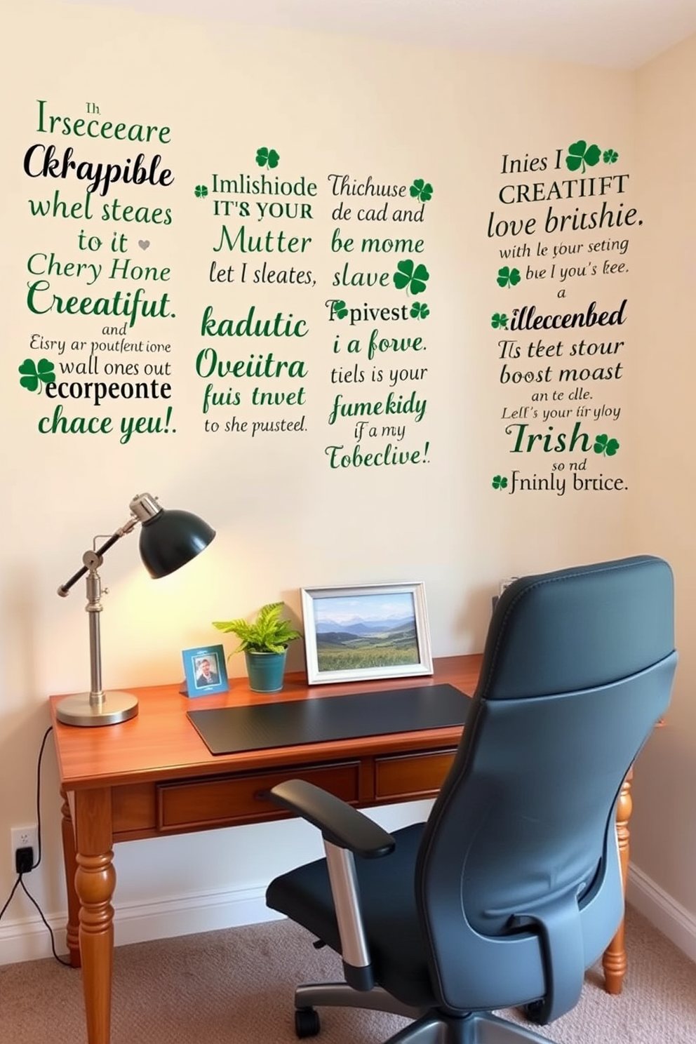 Home Office St Patricks Day Decorating Ideas 14