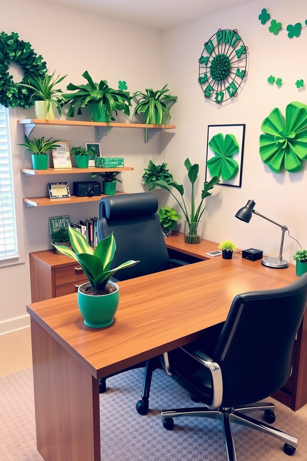 Home Office St Patricks Day Decorating Ideas 15