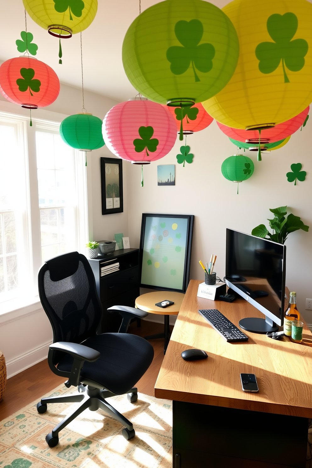 Home Office St Patricks Day Decorating Ideas 17