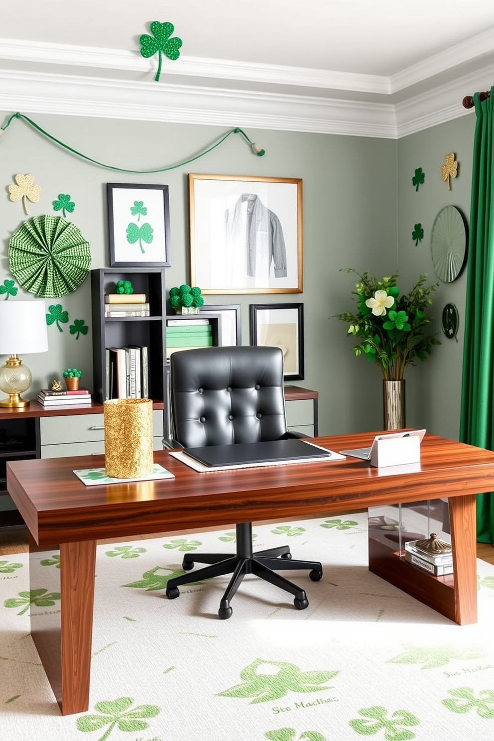 Home Office St Patricks Day Decorating Ideas 21