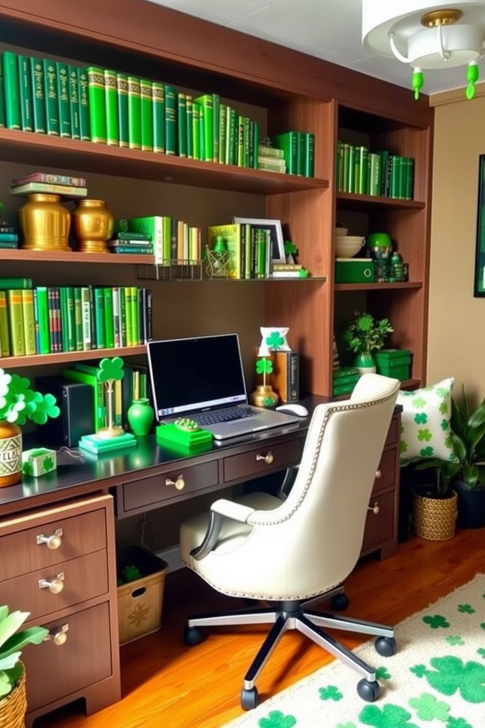 Home Office St Patricks Day Decorating Ideas 28