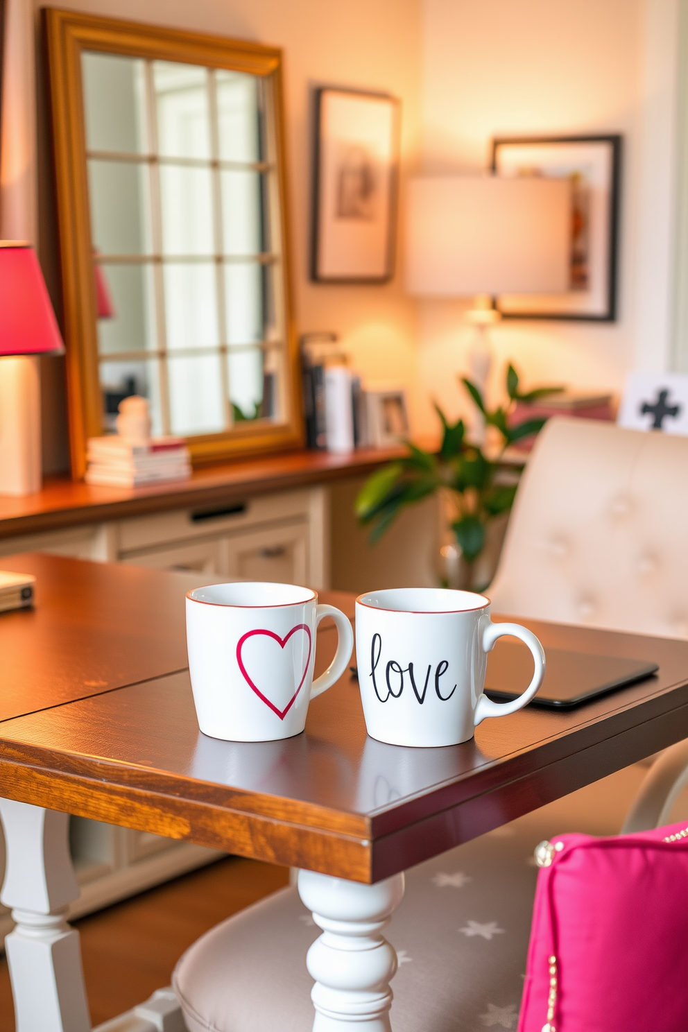 Home Office Valentines Day Decorating Ideas 13