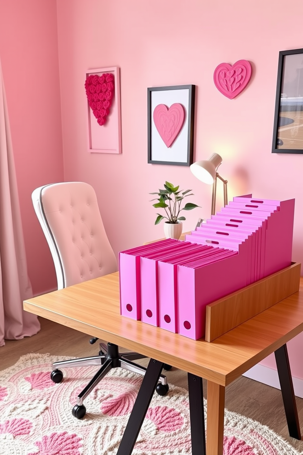 Home Office Valentines Day Decorating Ideas 15