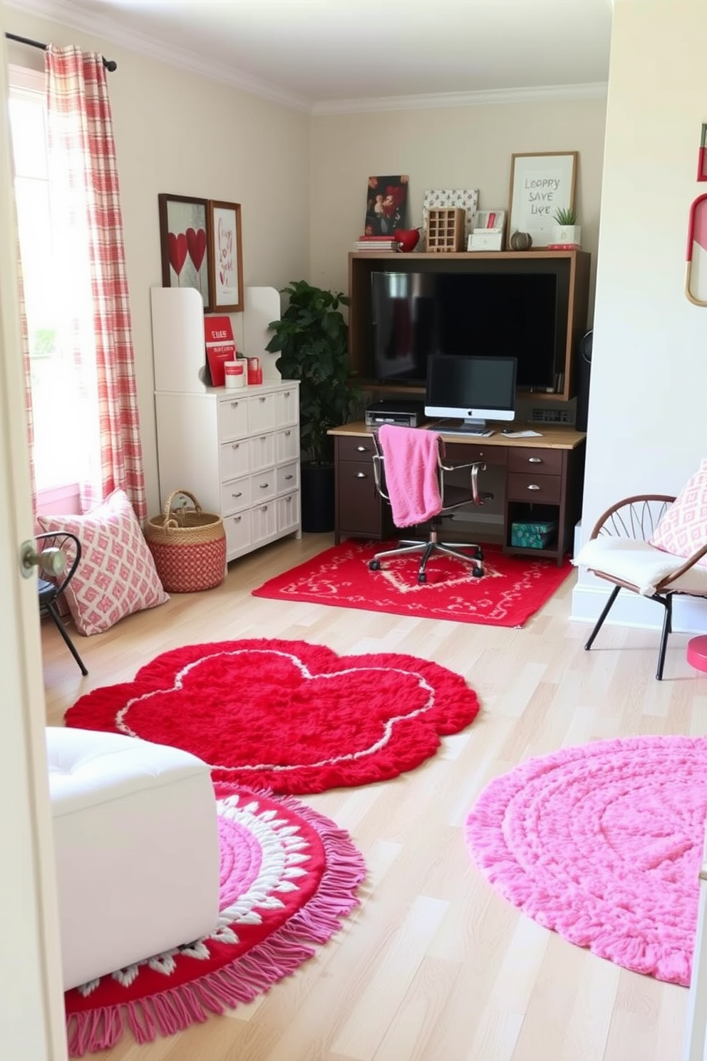 Home Office Valentines Day Decorating Ideas 26