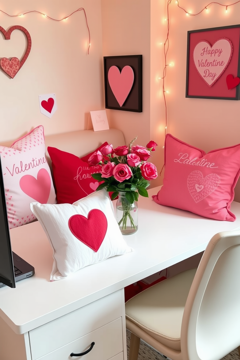 Home Office Valentines Day Decorating Ideas 4