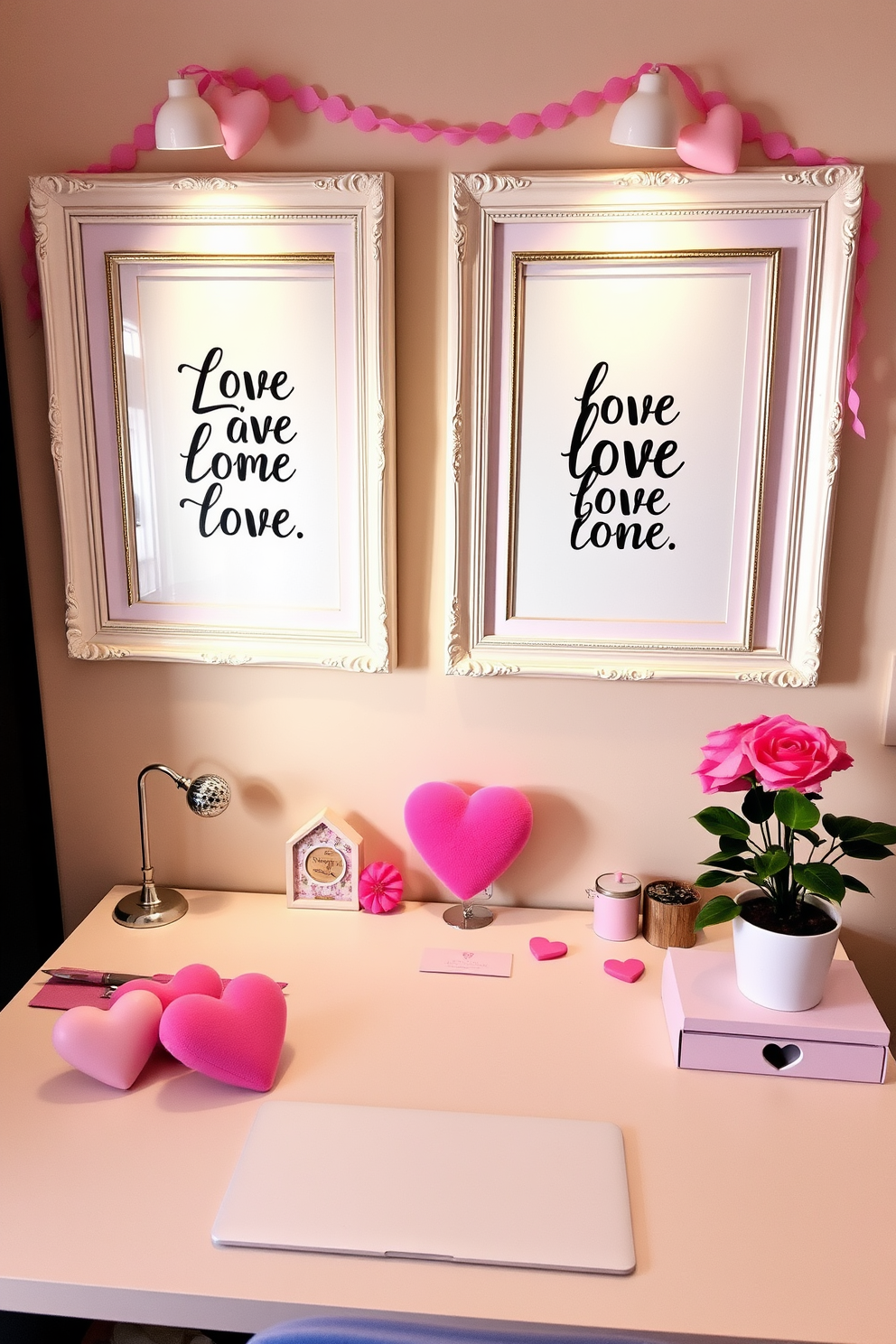 Home Office Valentines Day Decorating Ideas 7