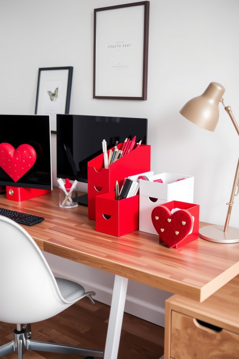 Home Office Valentines Day Decorating Ideas 8