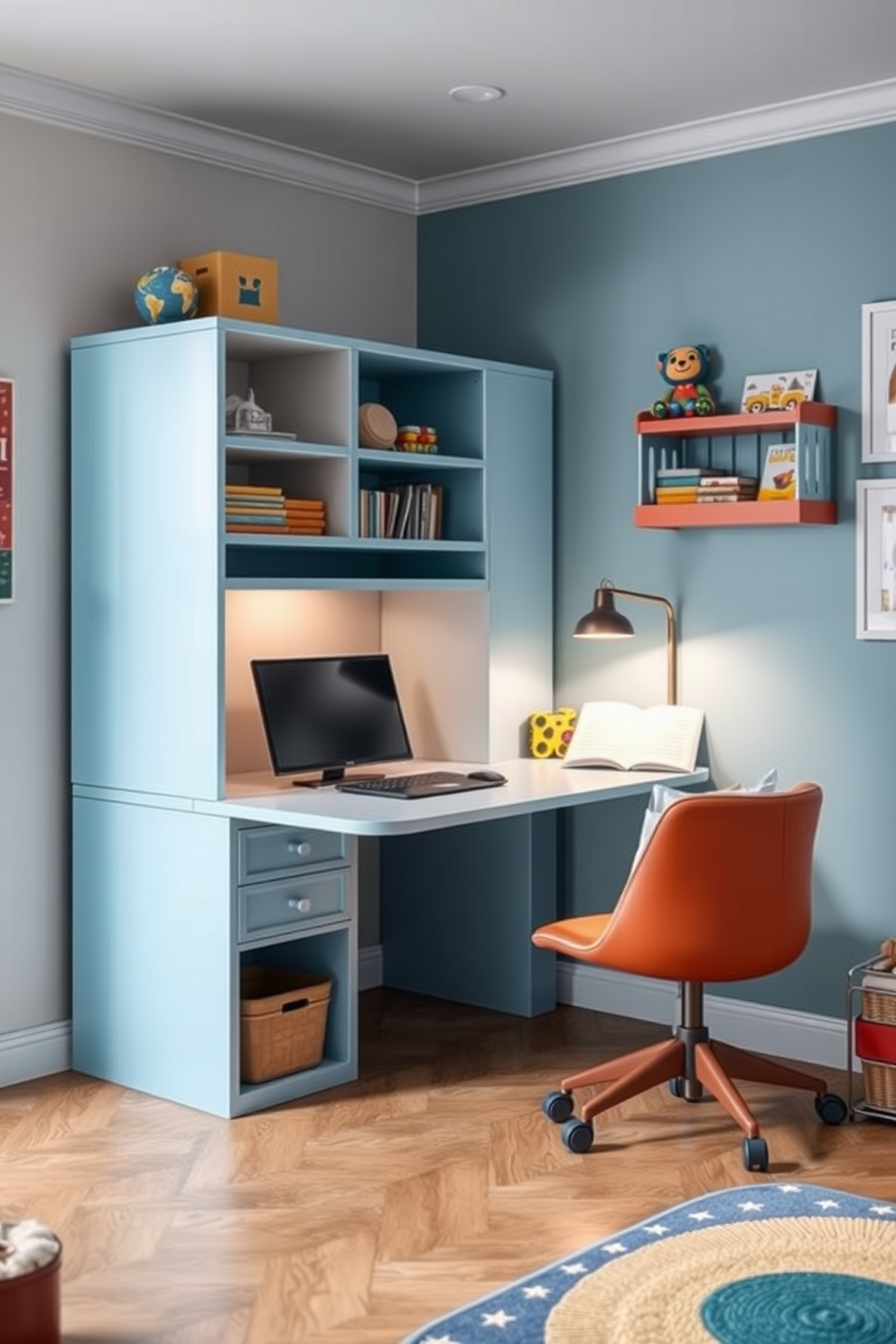 Home Office And Playroom Combo Design Ideas 2