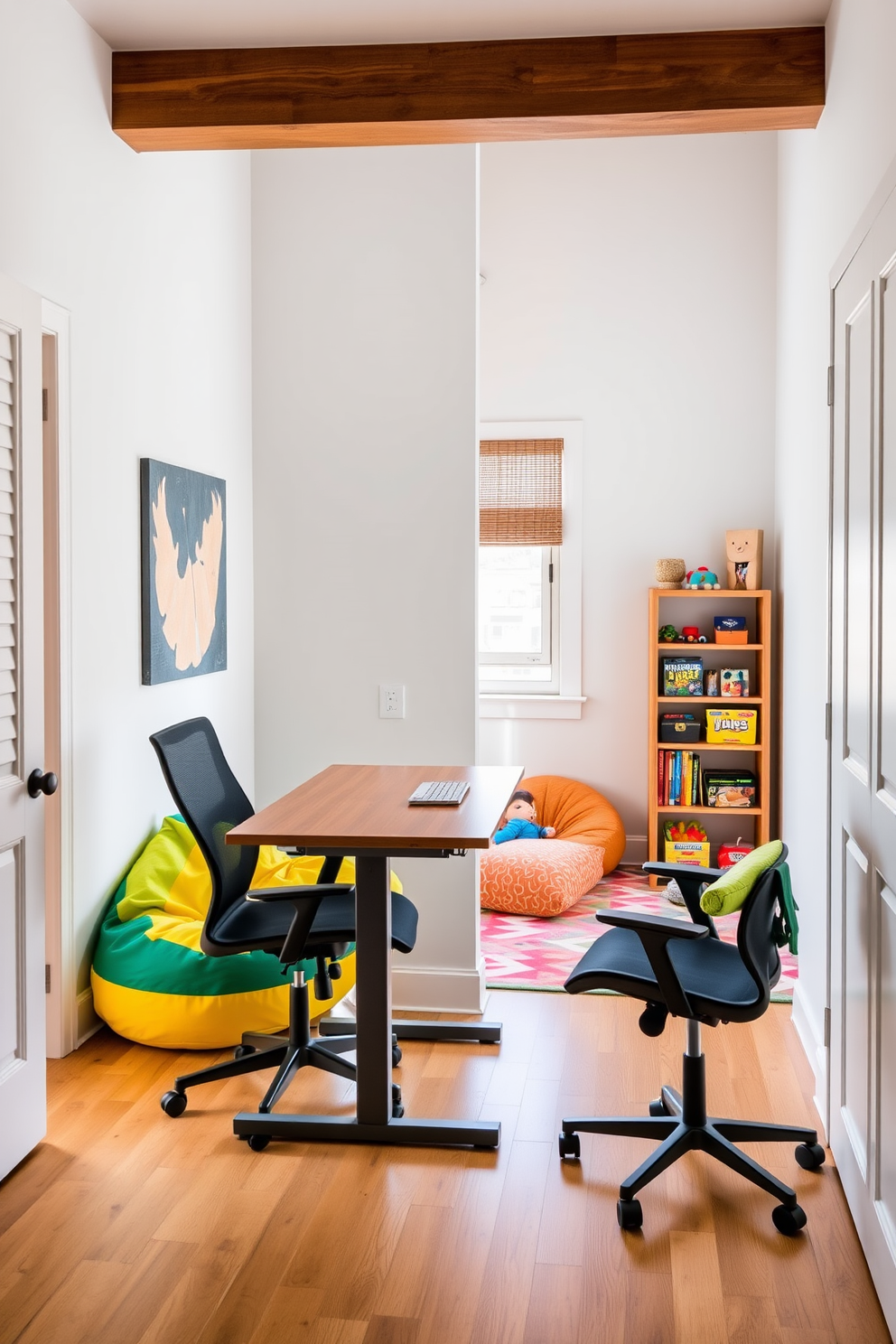 Home Office And Playroom Combo Design Ideas 24