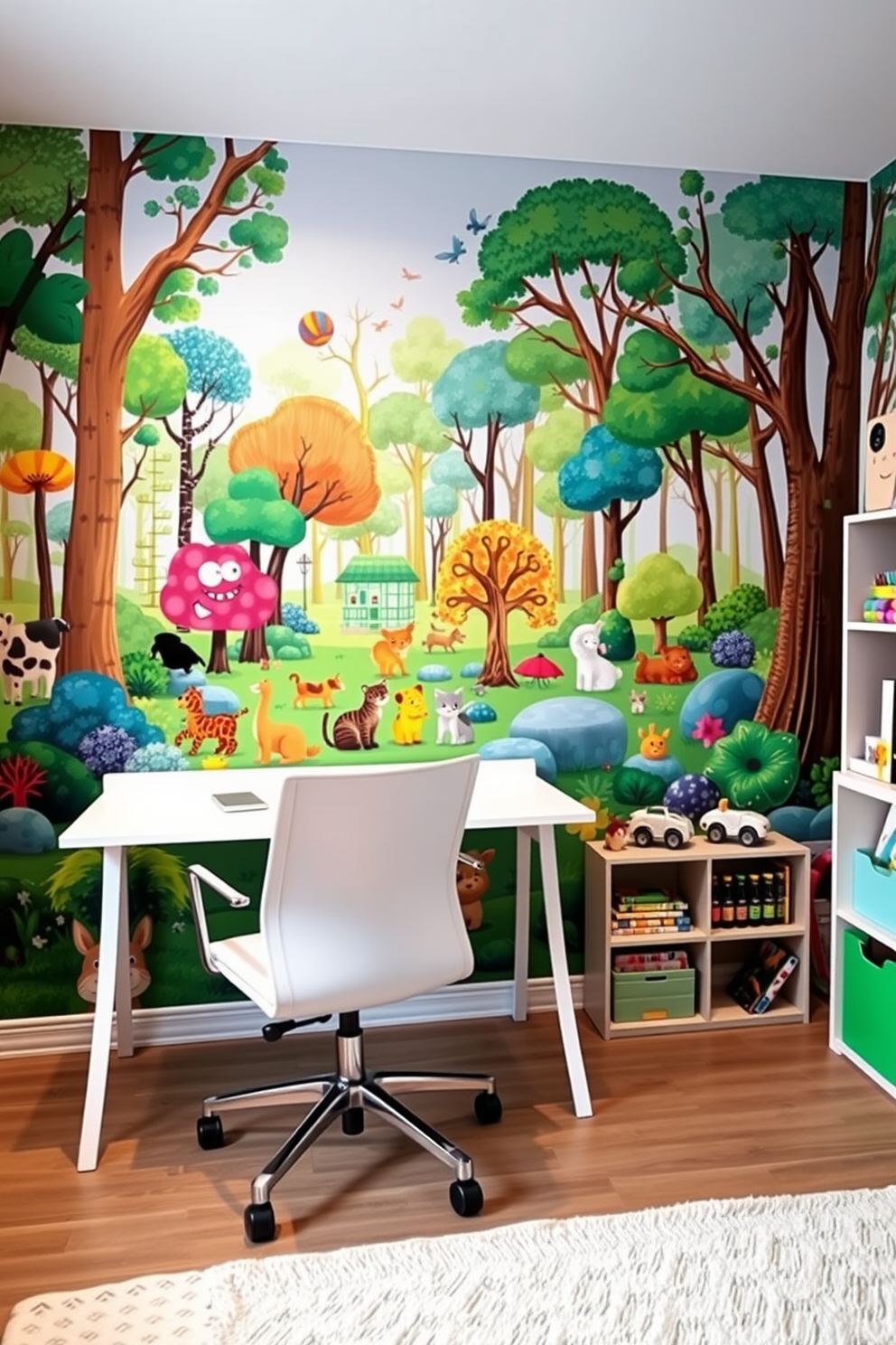 Home Office And Playroom Combo Design Ideas 28