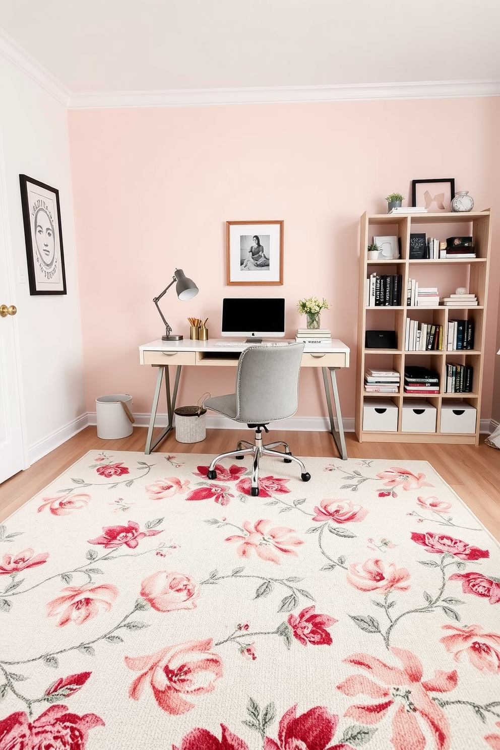 Home Office With Carpet Design Ideas 11