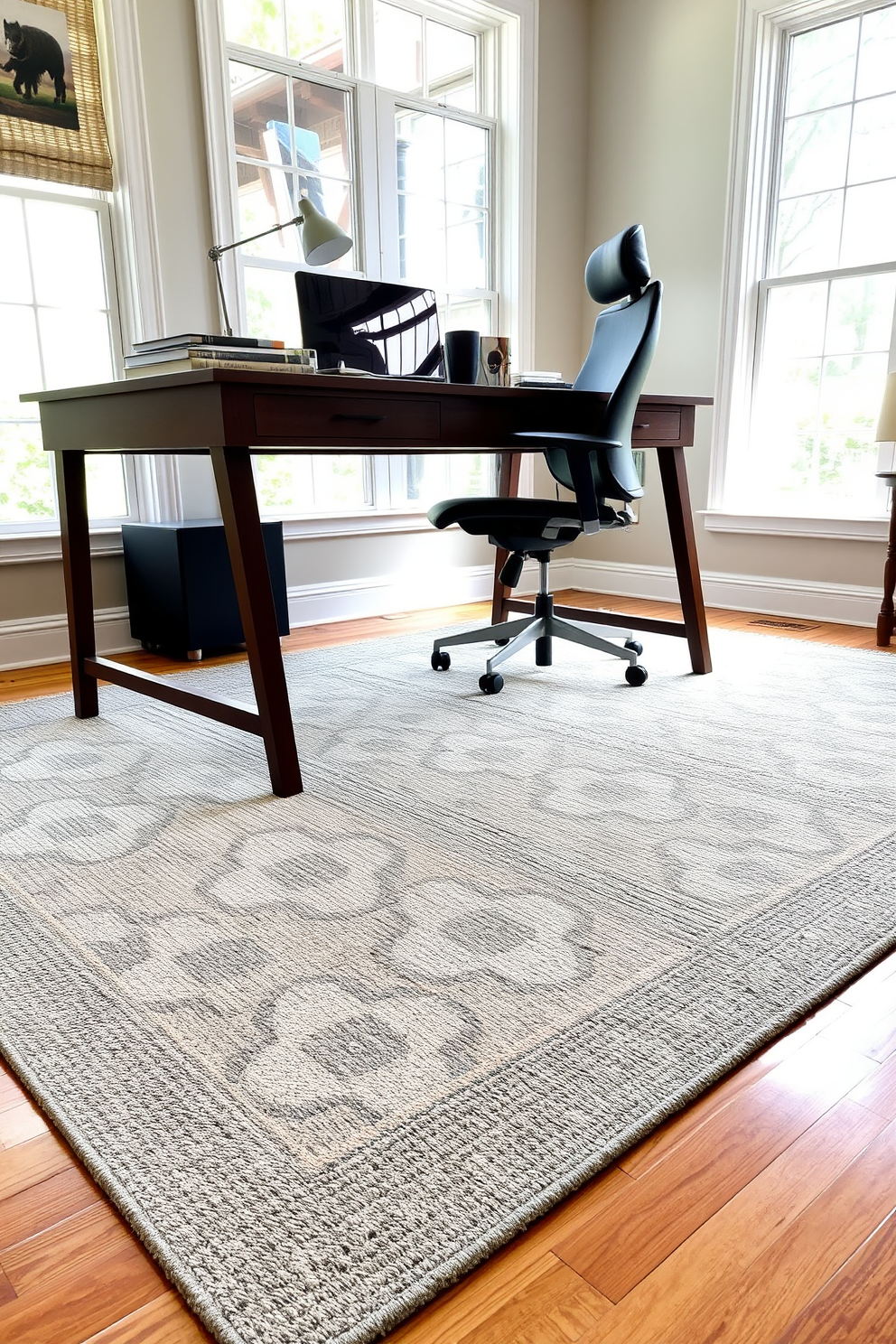 Home Office With Carpet Design Ideas 18