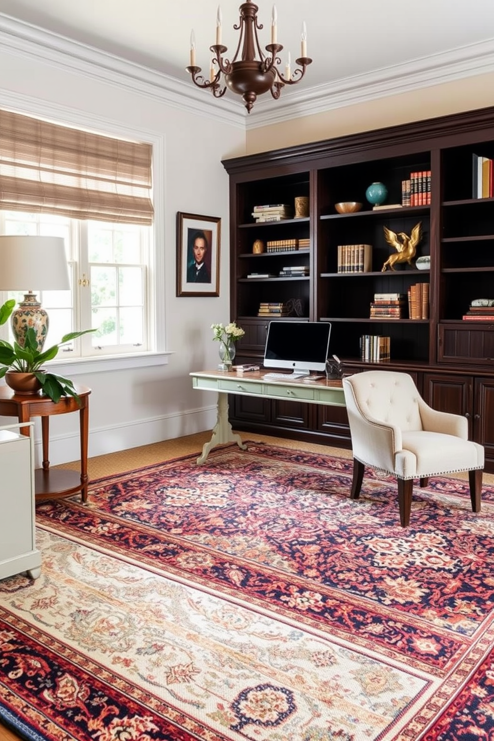 Home Office With Carpet Design Ideas 19