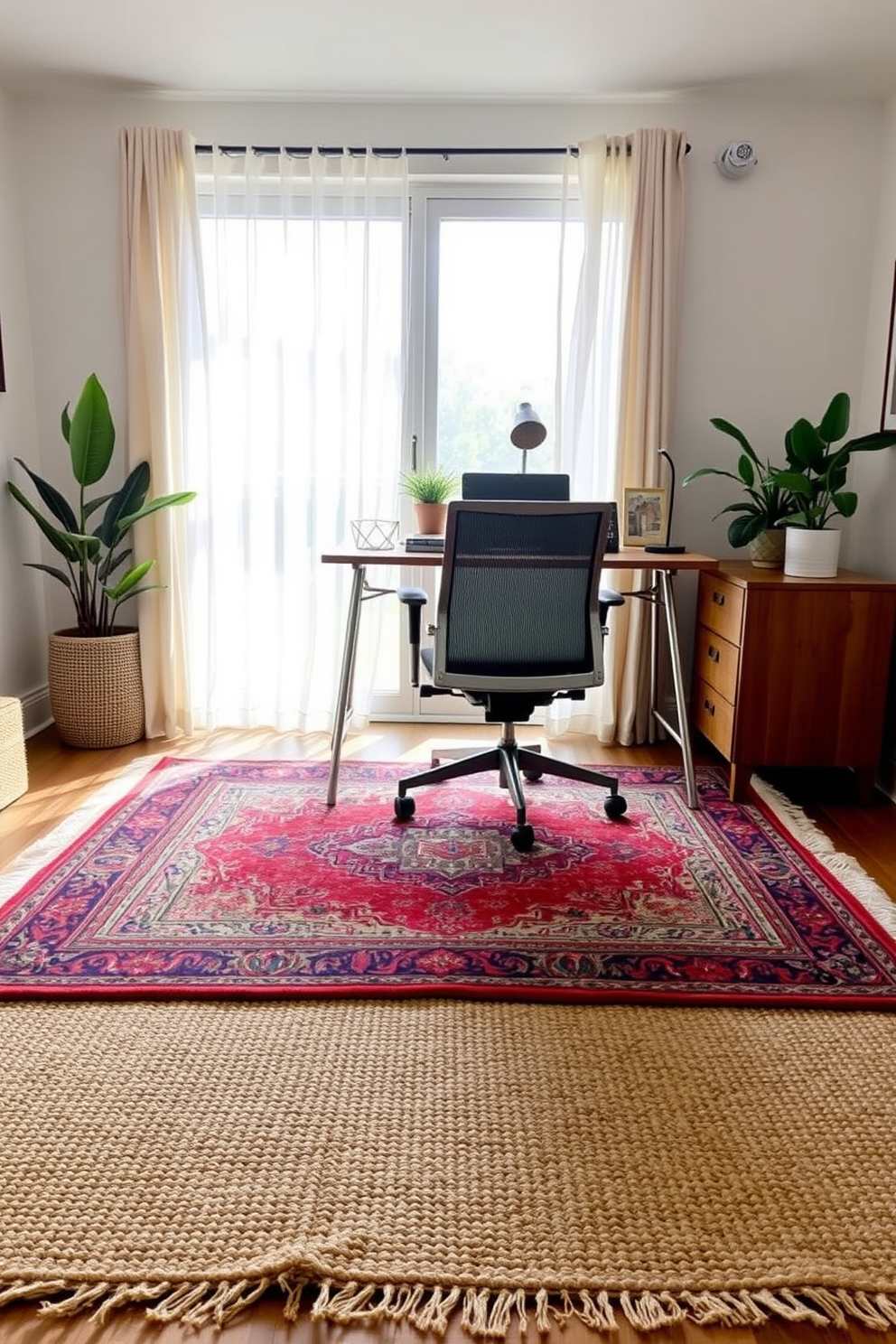 Home Office With Carpet Design Ideas 21