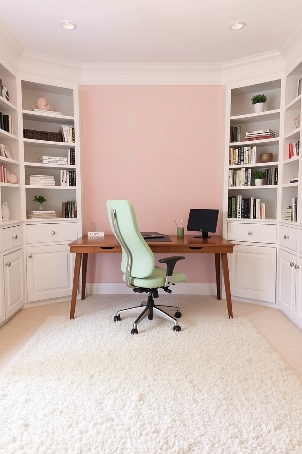 Home Office With Carpet Design Ideas 25