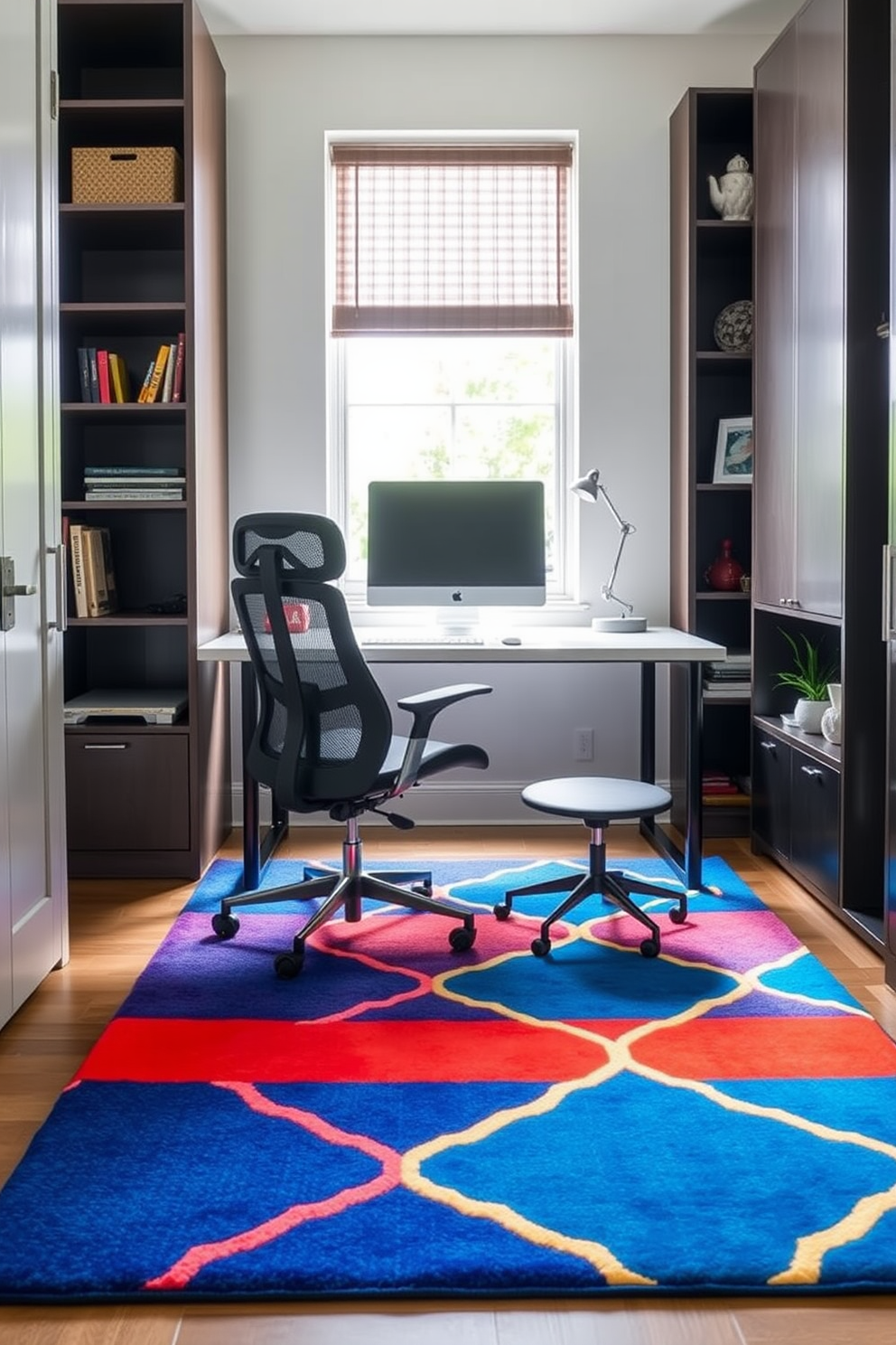 Home Office With Carpet Design Ideas 30