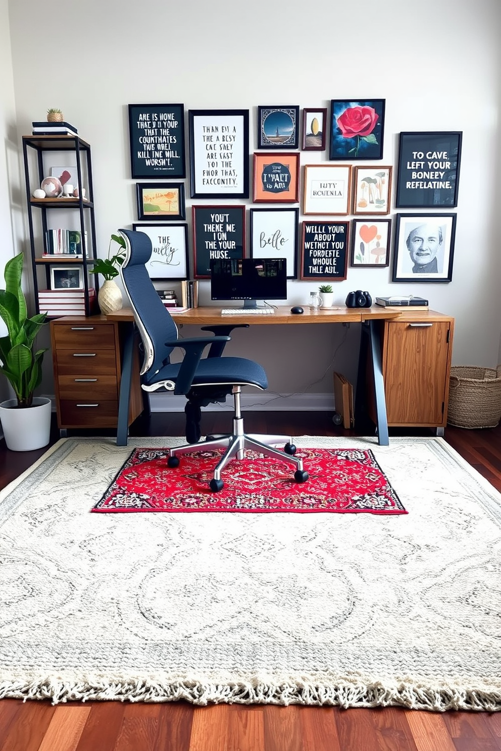 Home Office With Carpet Design Ideas 4