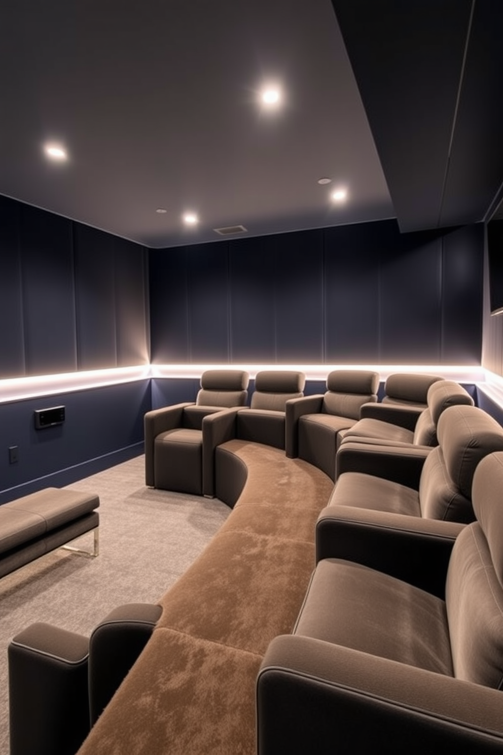 Home Theater Basement Design Ideas 10