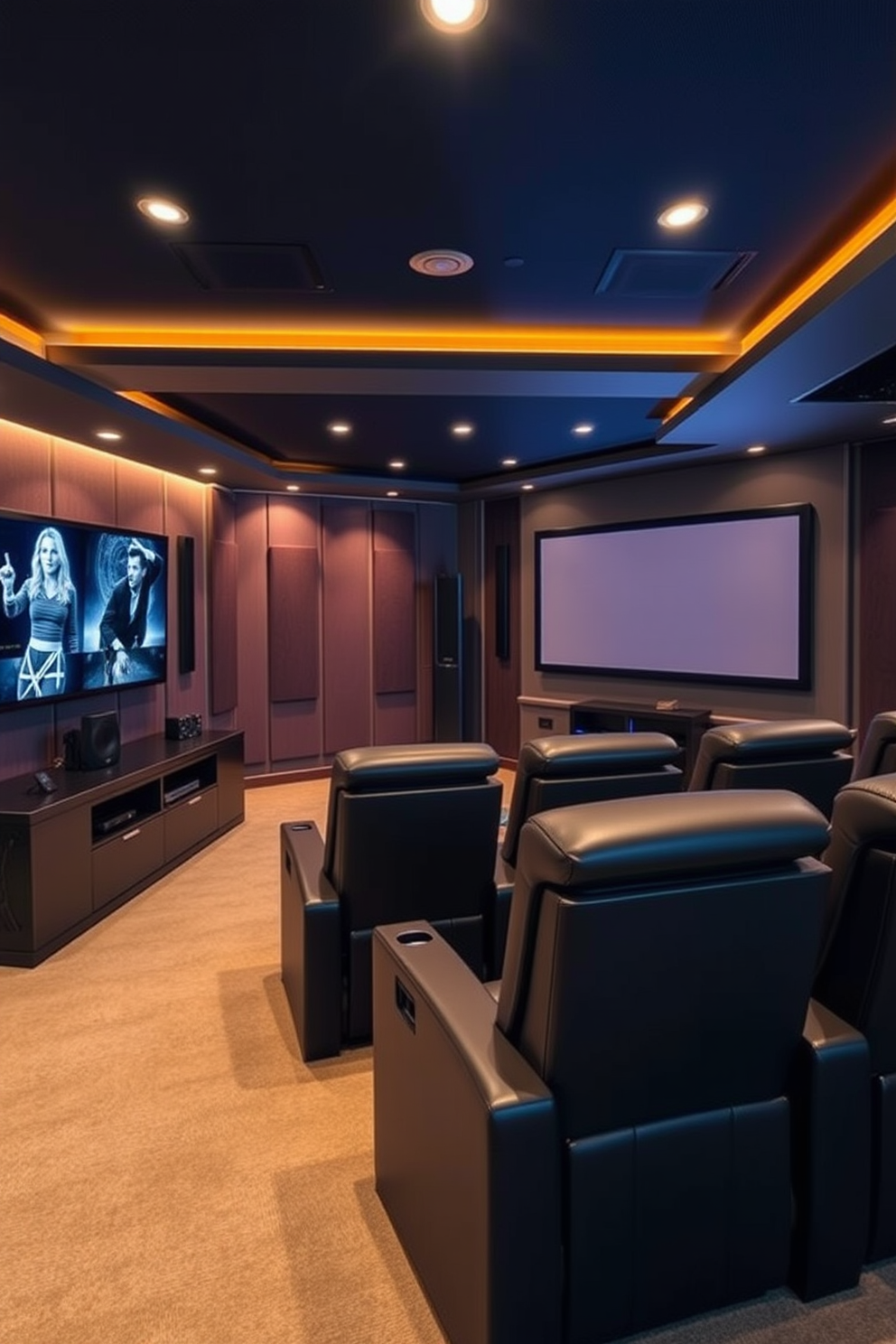 Home Theater Basement Design Ideas 13