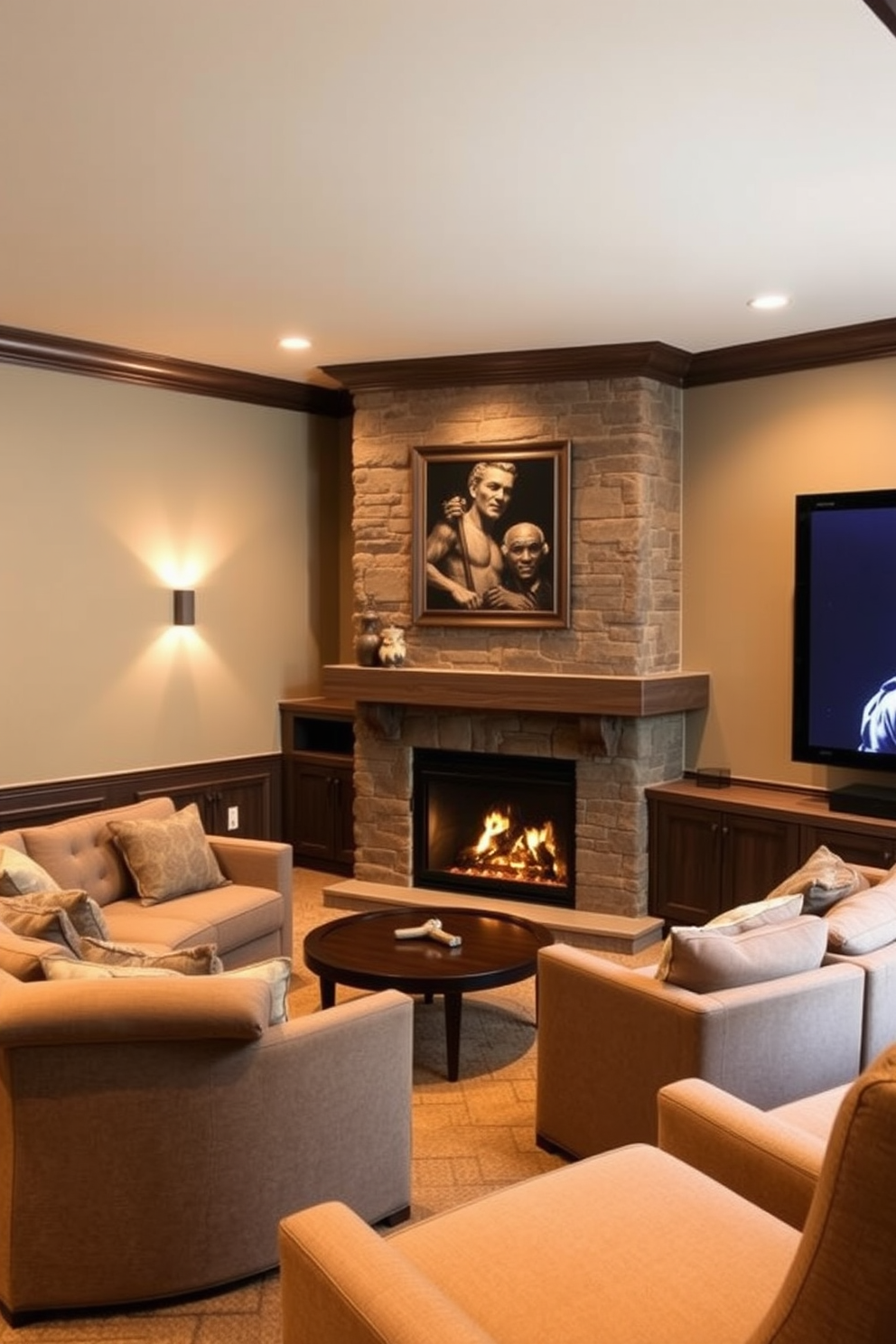 Home Theater Basement Design Ideas 19