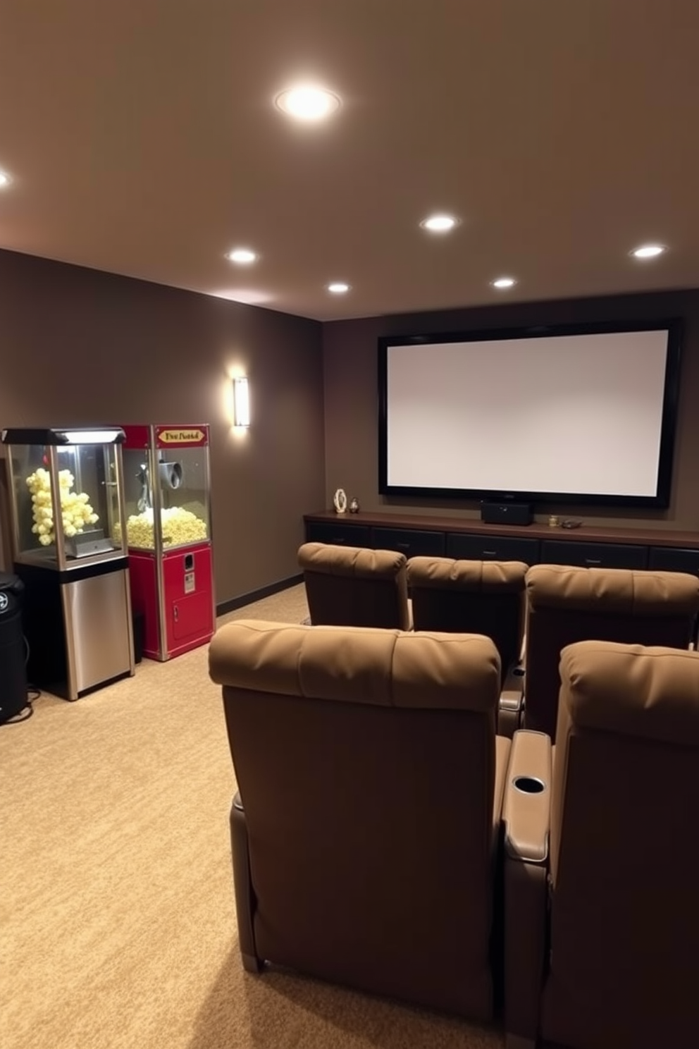 Home Theater Basement Design Ideas 20