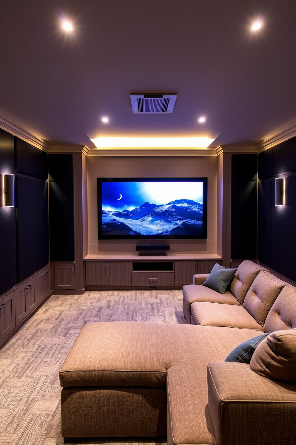 Home Theater Basement Design Ideas 23