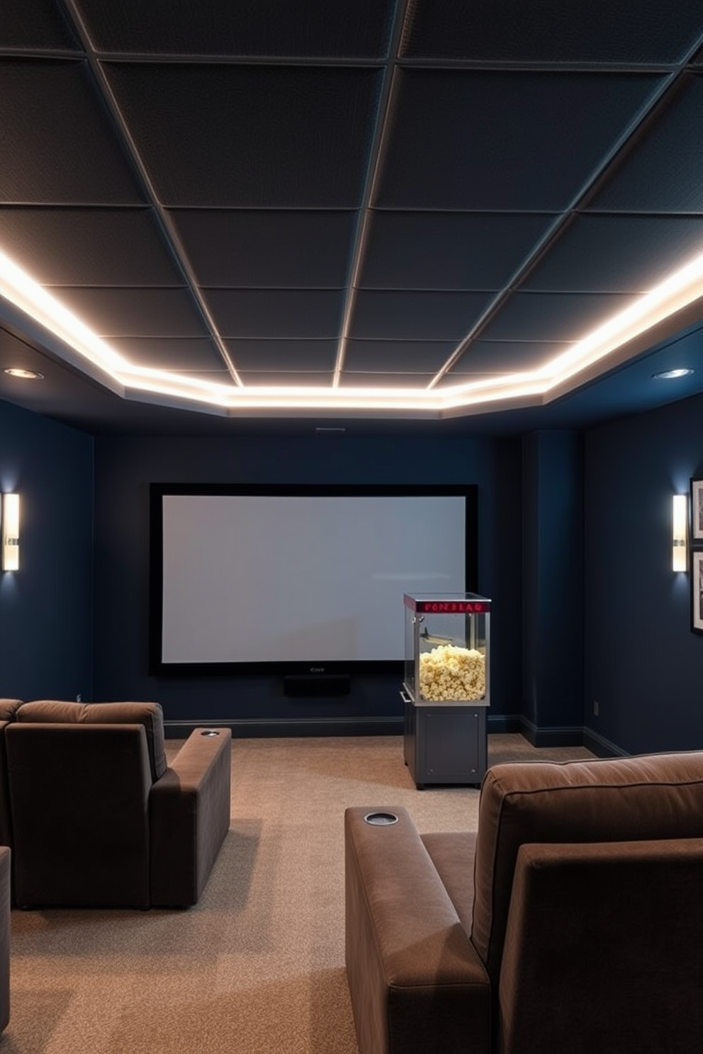 Home Theater Basement Design Ideas 24