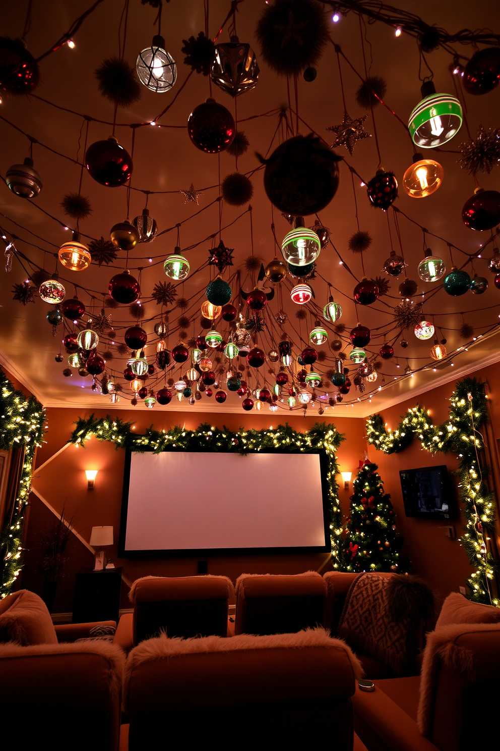 Home Theater Christmas Decorating Ideas 15