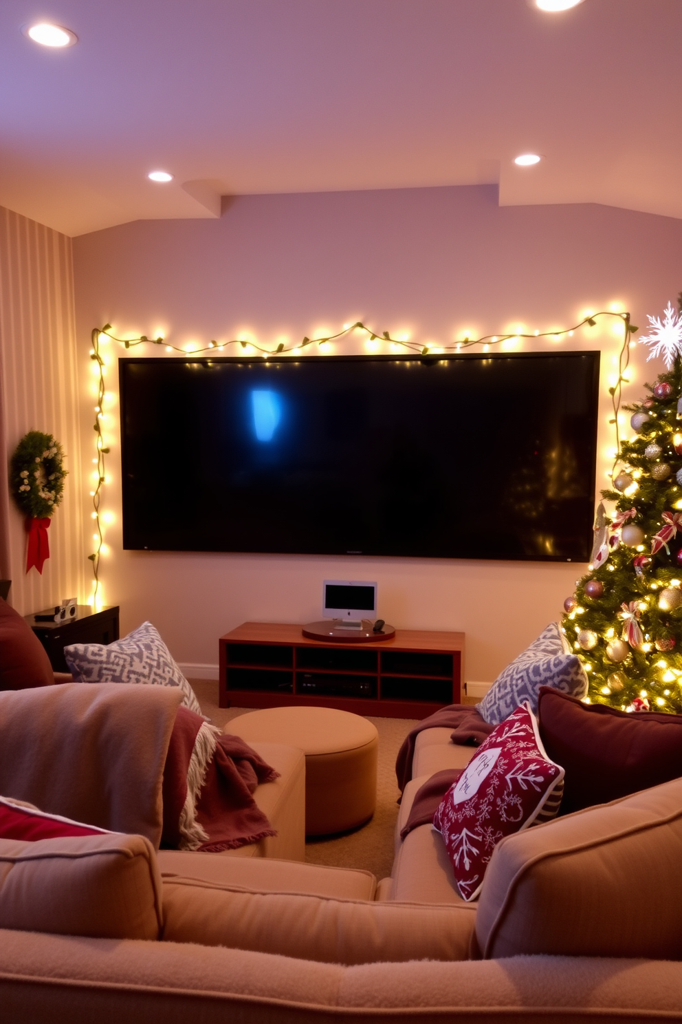 Home Theater Christmas Decorating Ideas 2