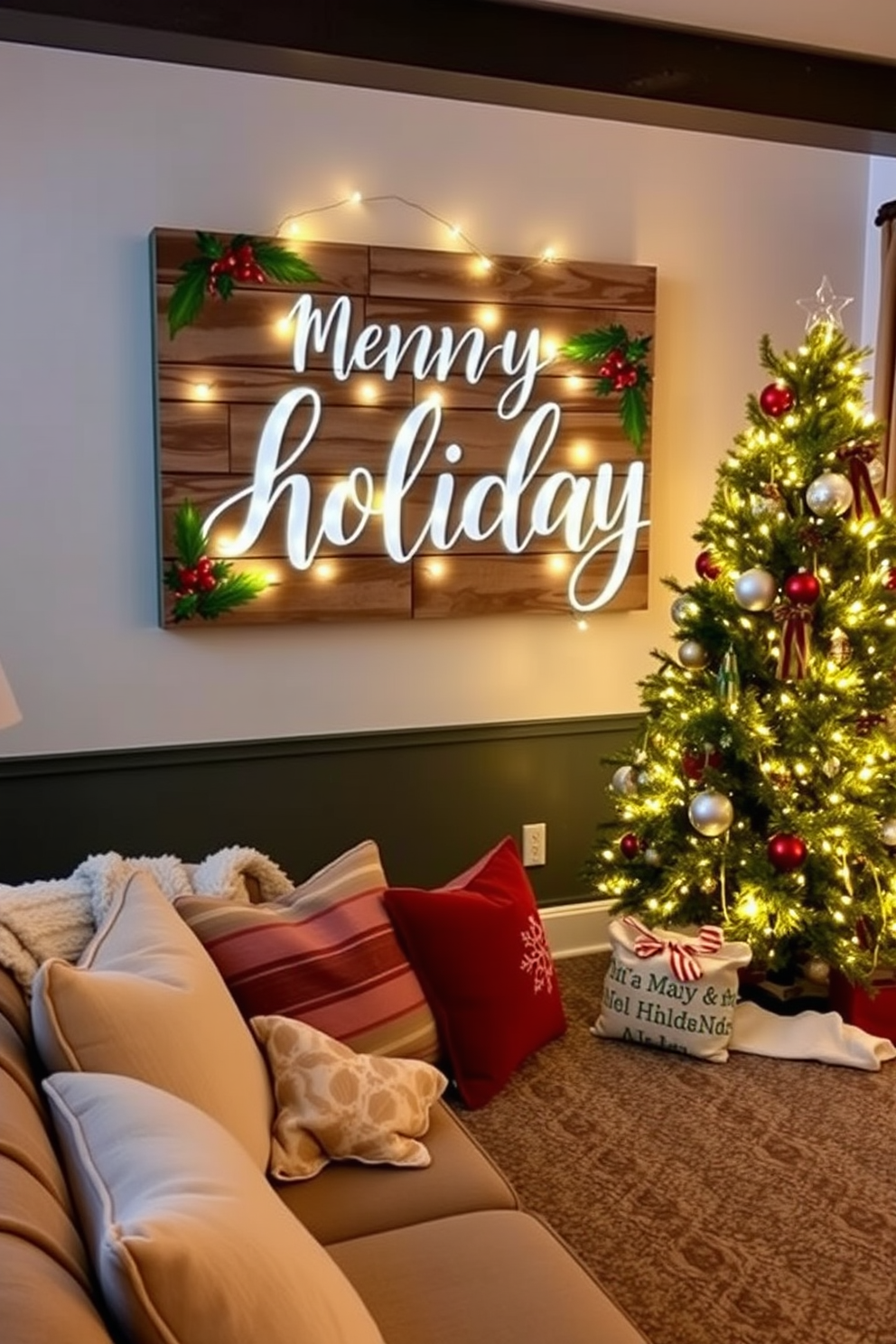 Home Theater Christmas Decorating Ideas 28