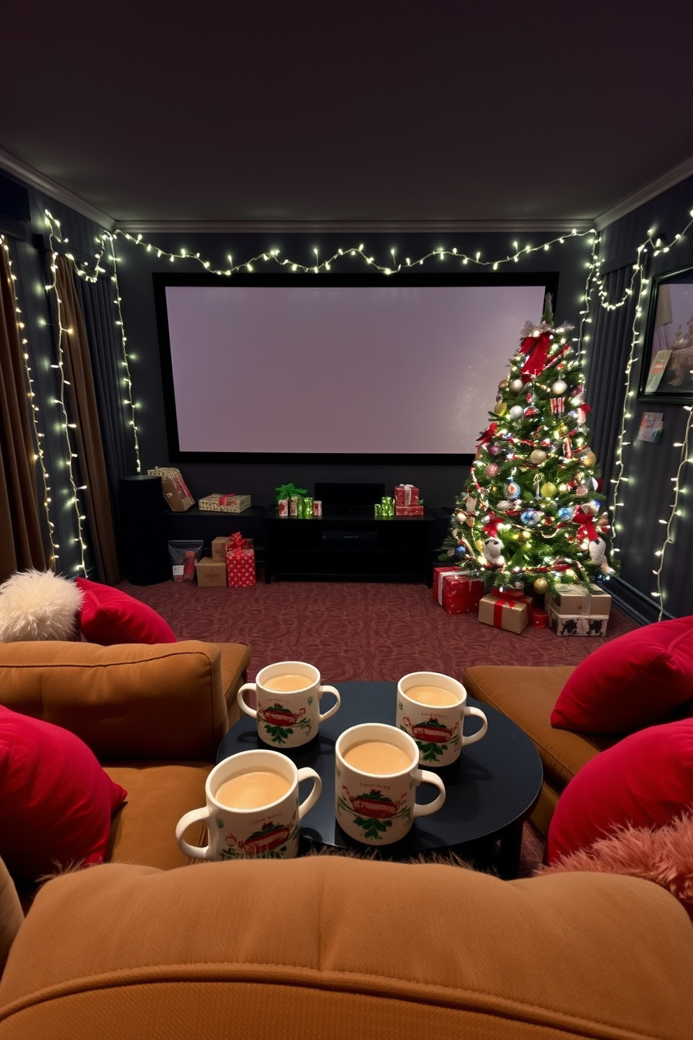 Home Theater Christmas Decorating Ideas 30