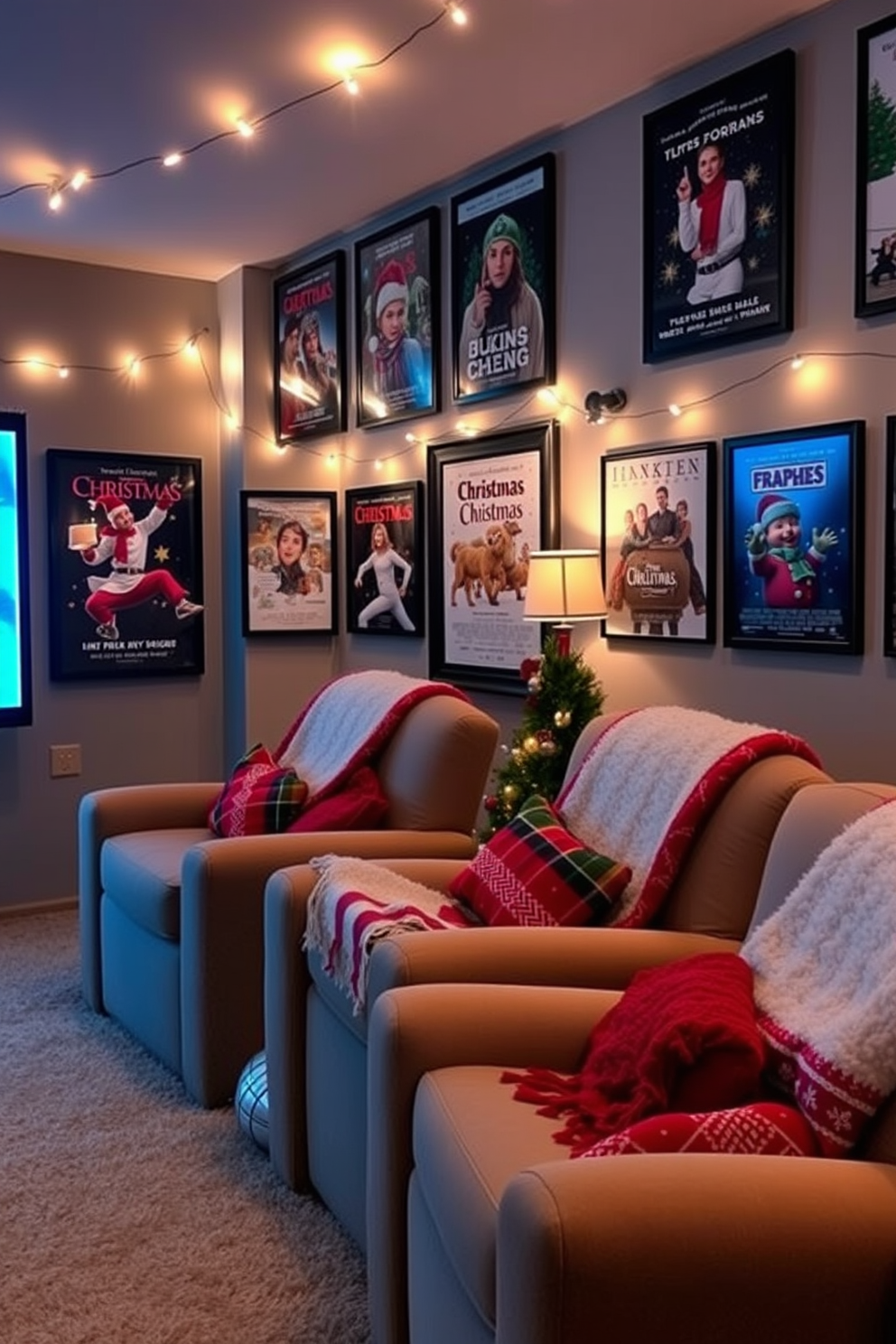 Home Theater Christmas Decorating Ideas 4