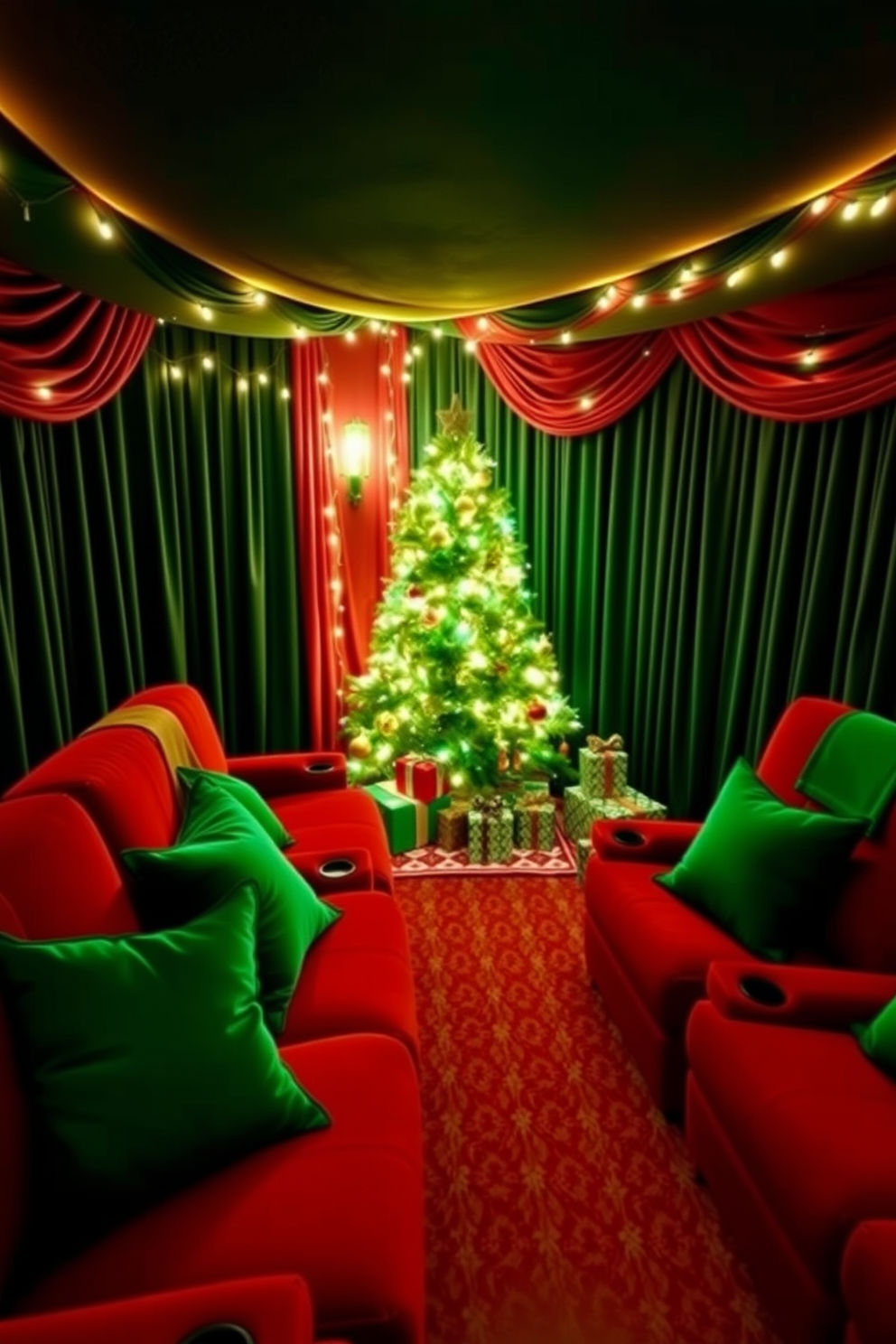 Home Theater Christmas Decorating Ideas 5