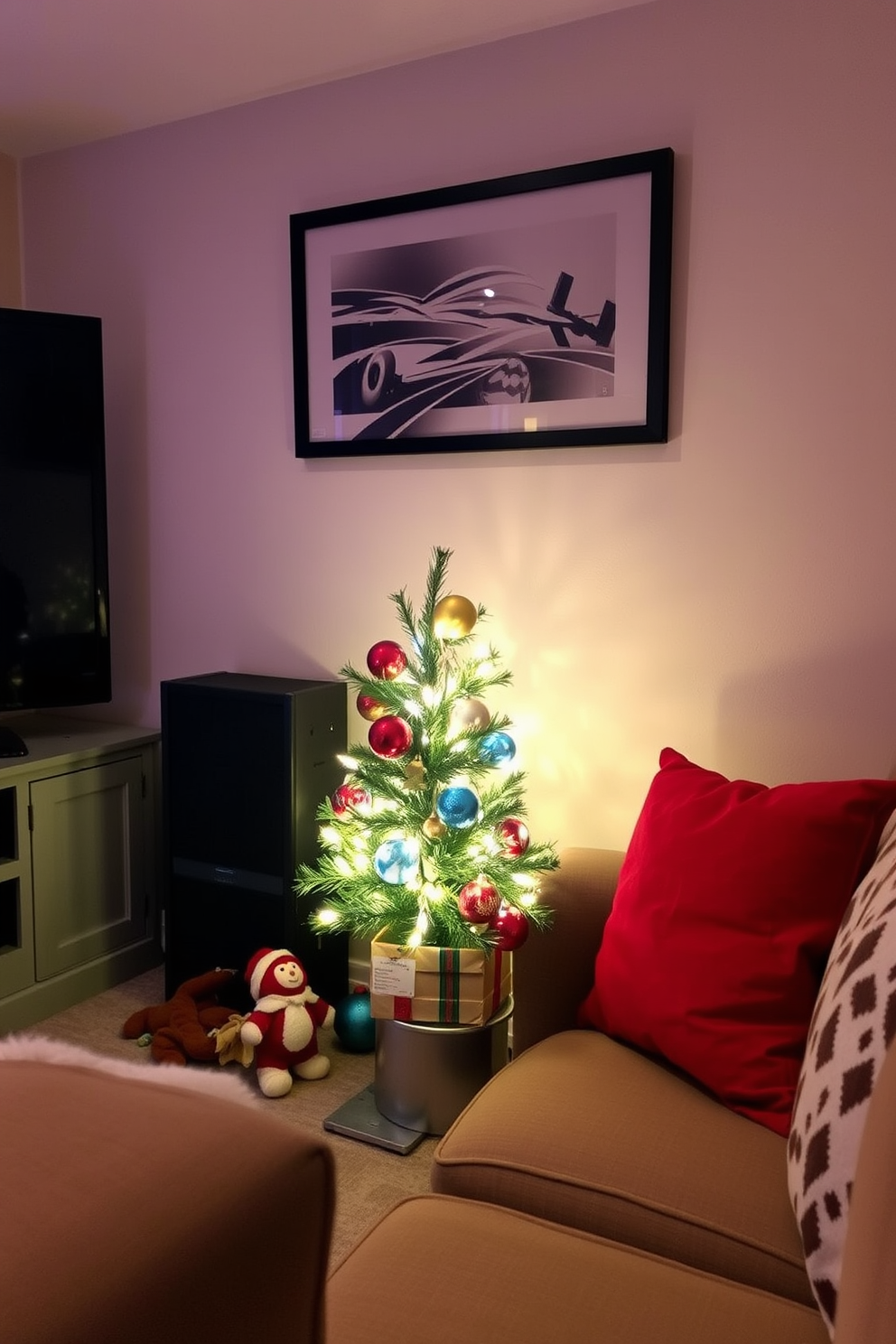 Home Theater Christmas Decorating Ideas 6