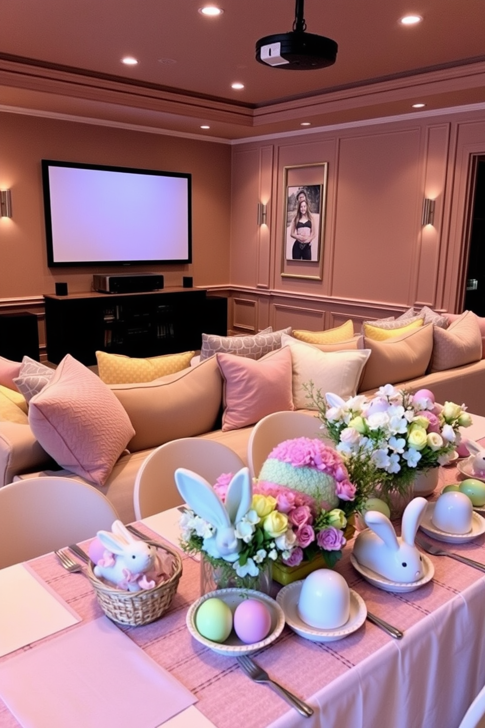 Home Theater Easter Decorating Ideas 1