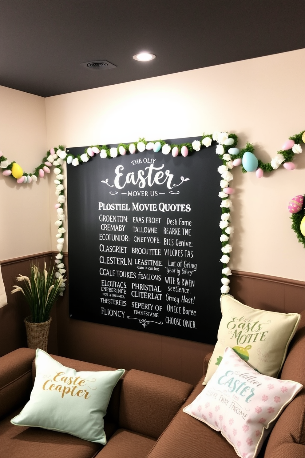 Home Theater Easter Decorating Ideas 23