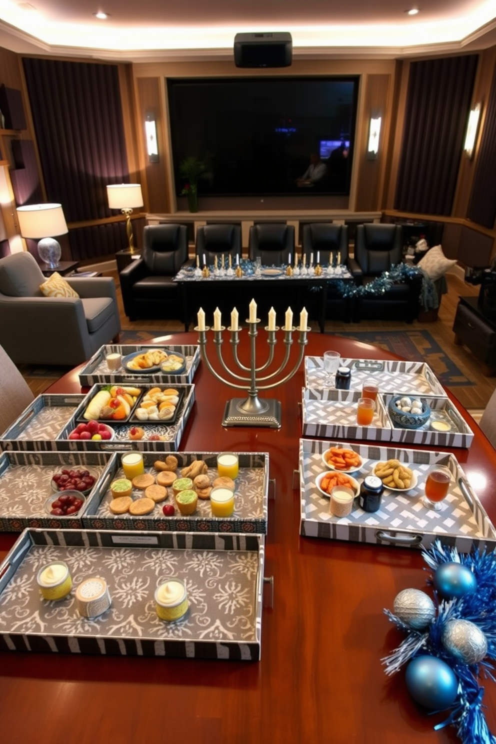 Home Theater Hanukkah Decorating Ideas 23