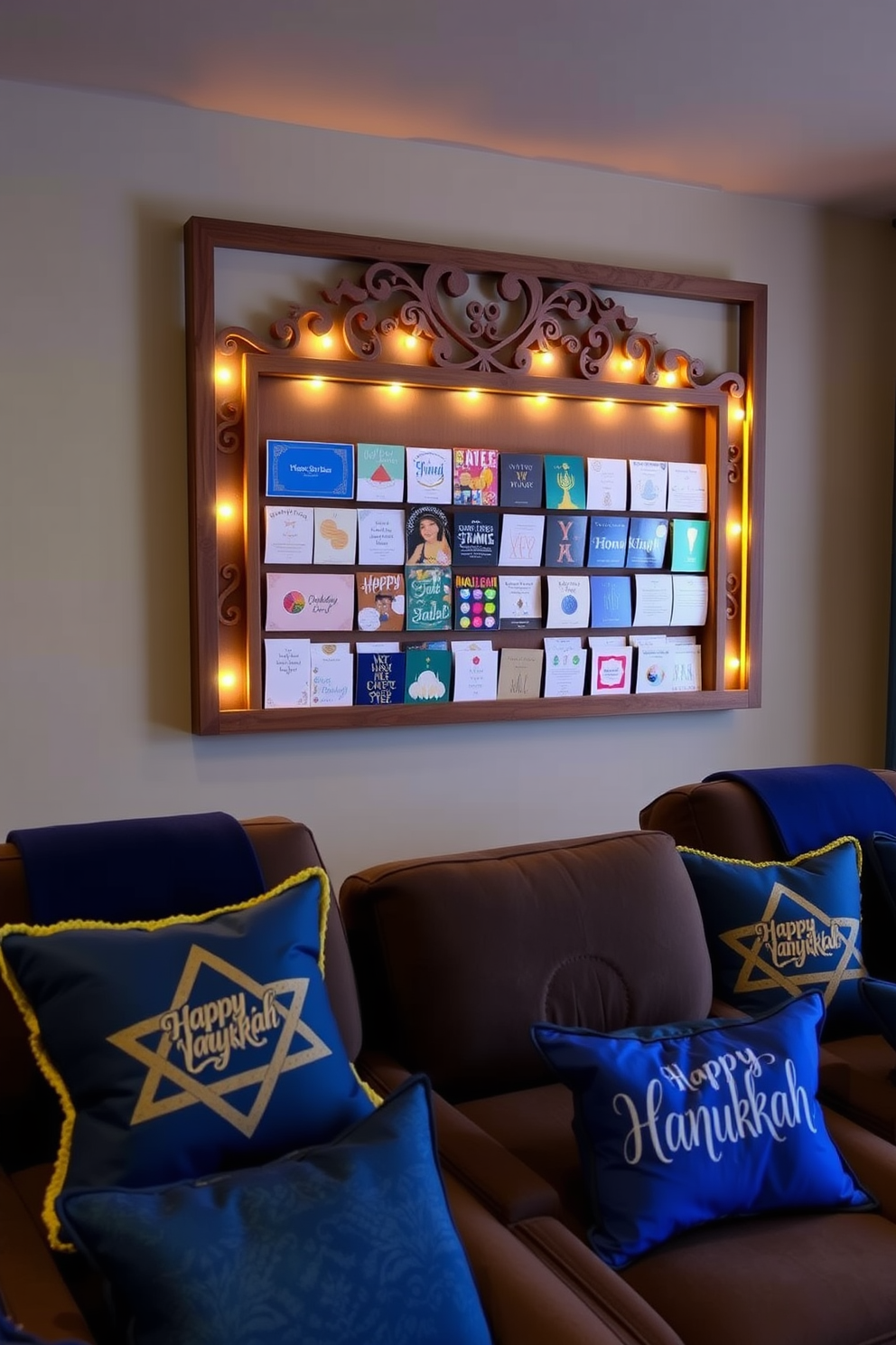 Home Theater Hanukkah Decorating Ideas 26