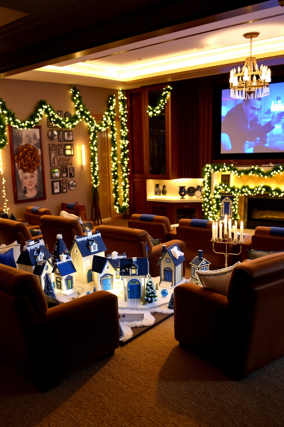 Home Theater Hanukkah Decorating Ideas 29