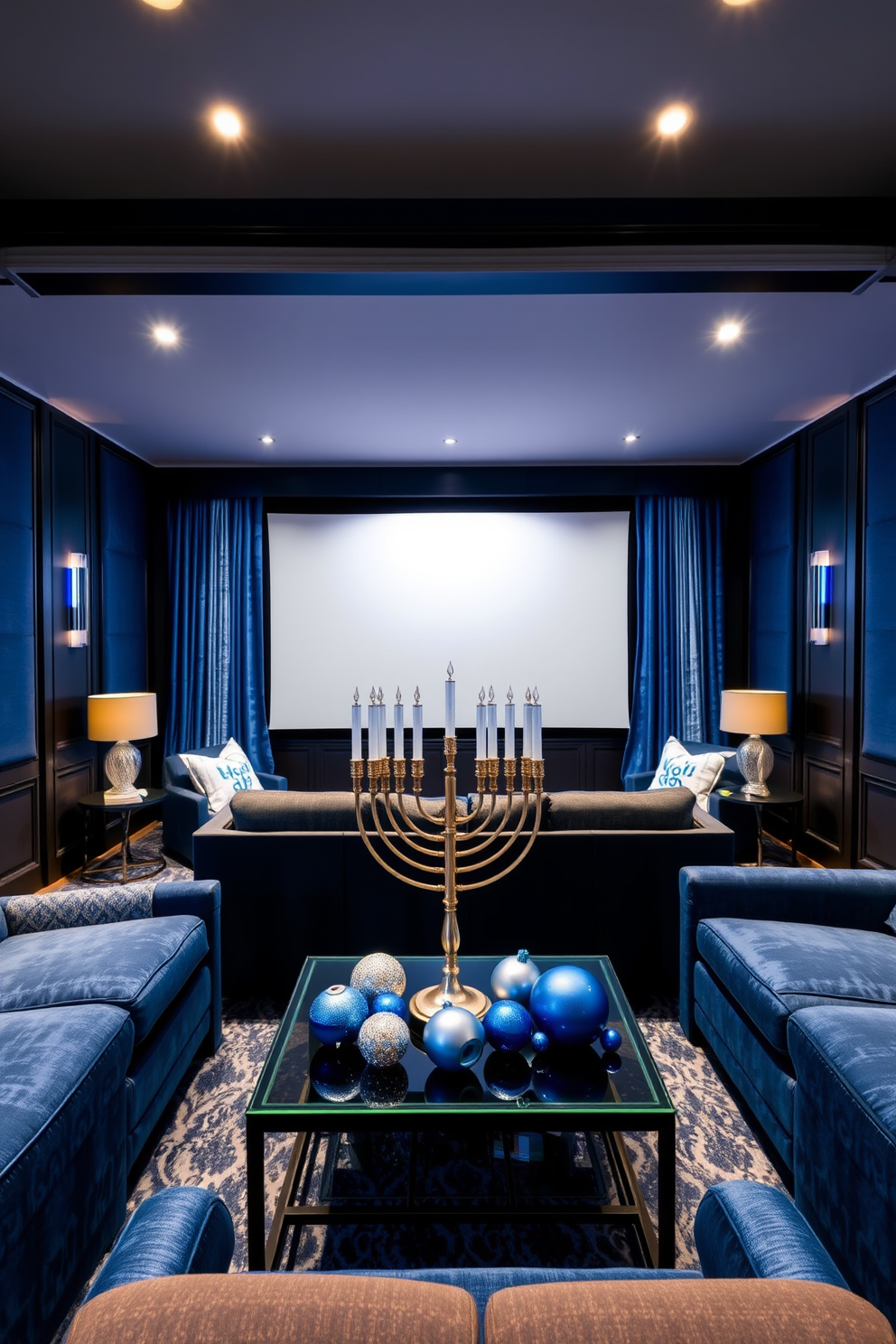 Home Theater Hanukkah Decorating Ideas 3