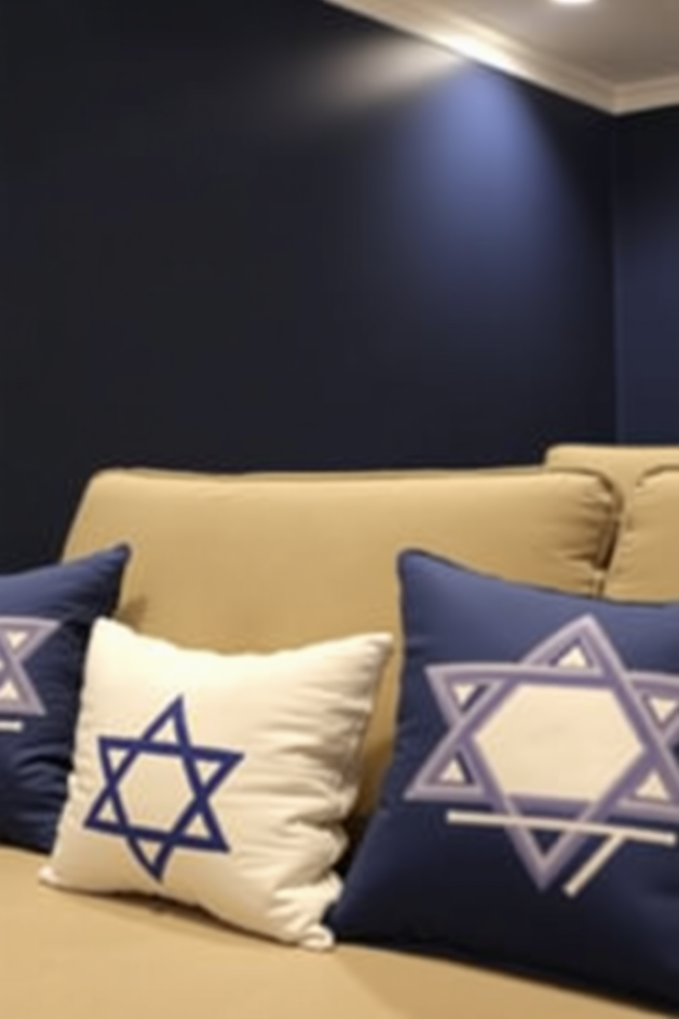 Home Theater Hanukkah Decorating Ideas 30