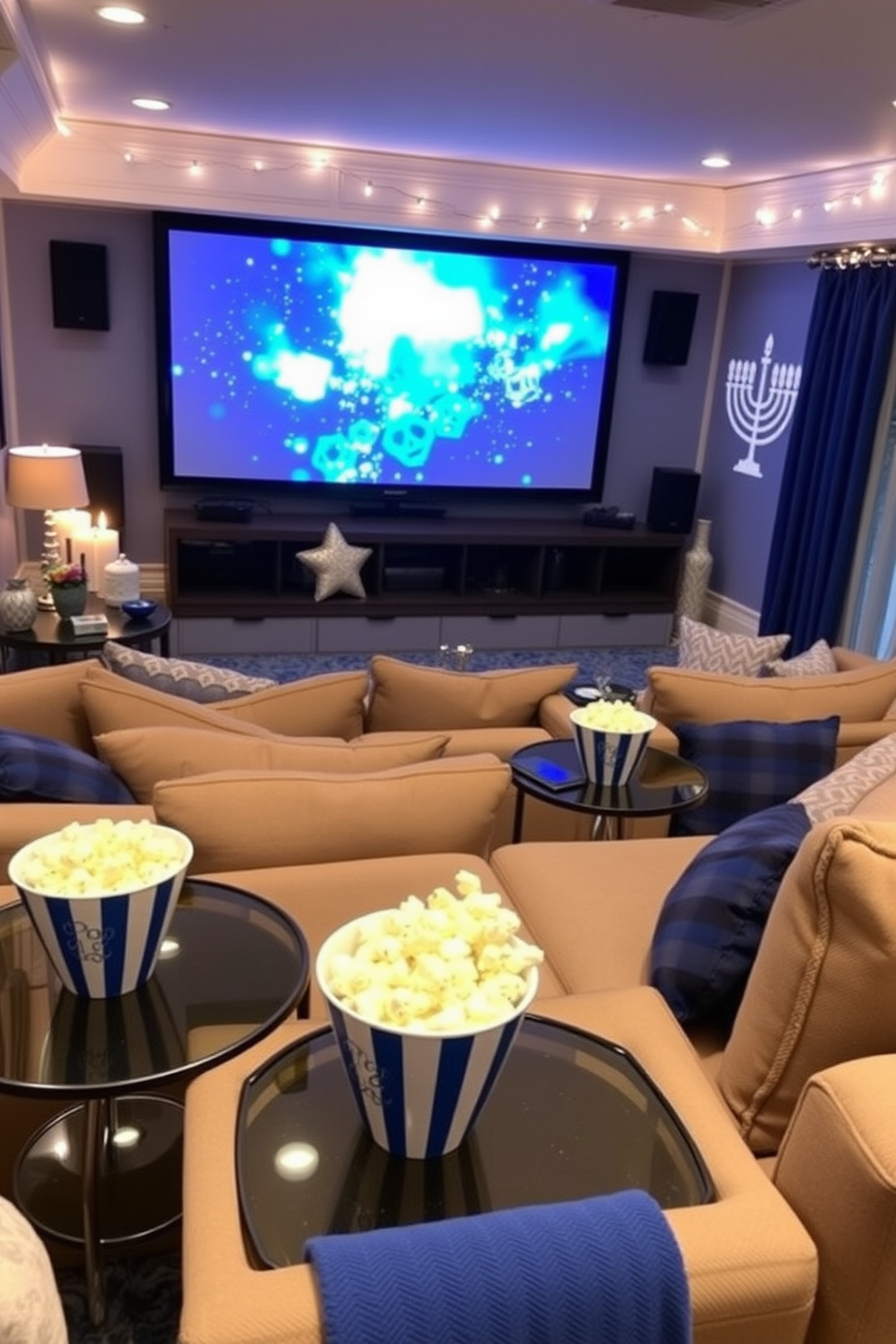 Home Theater Hanukkah Decorating Ideas 8