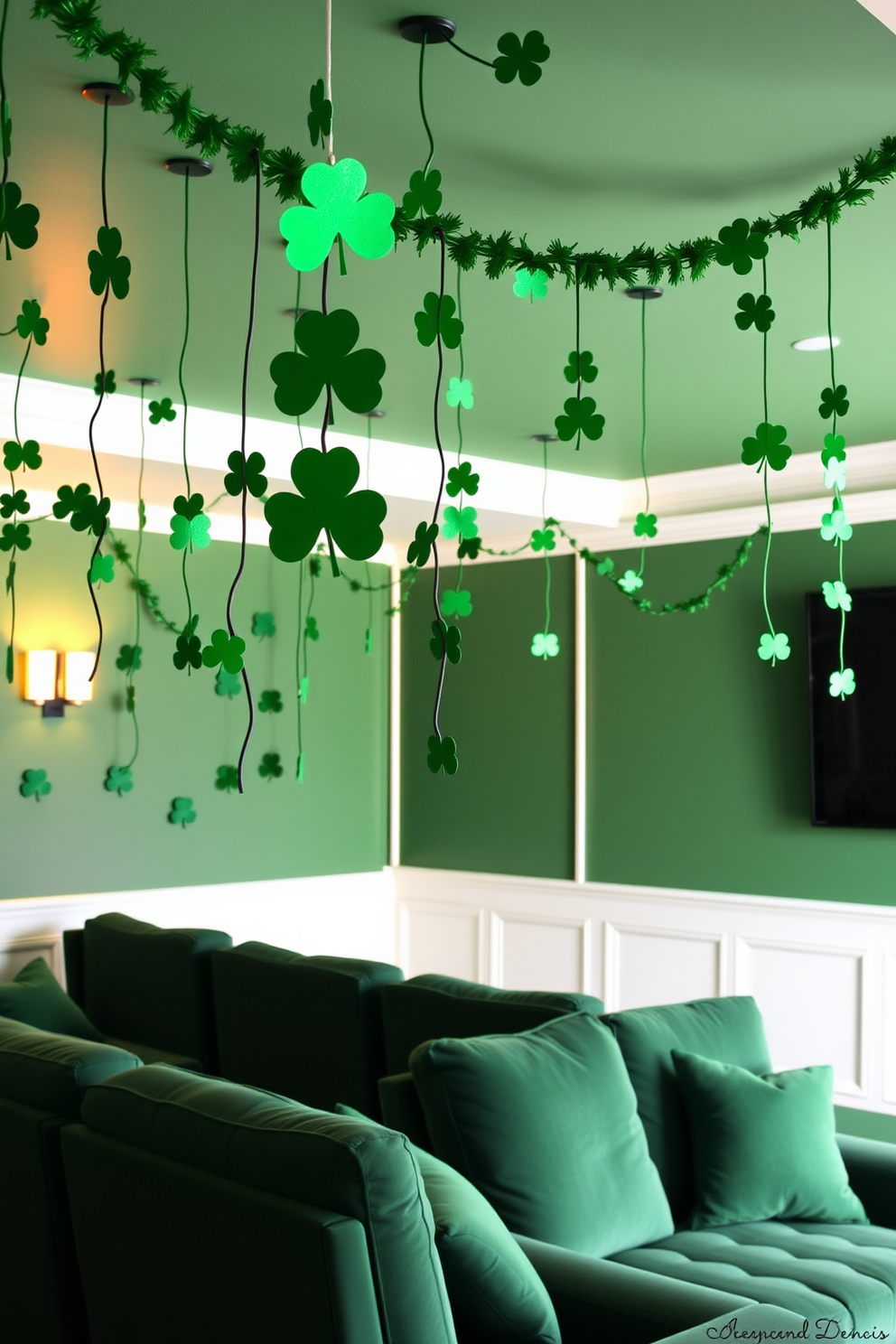 Home Theater St Patricks Day Decorating Ideas 12