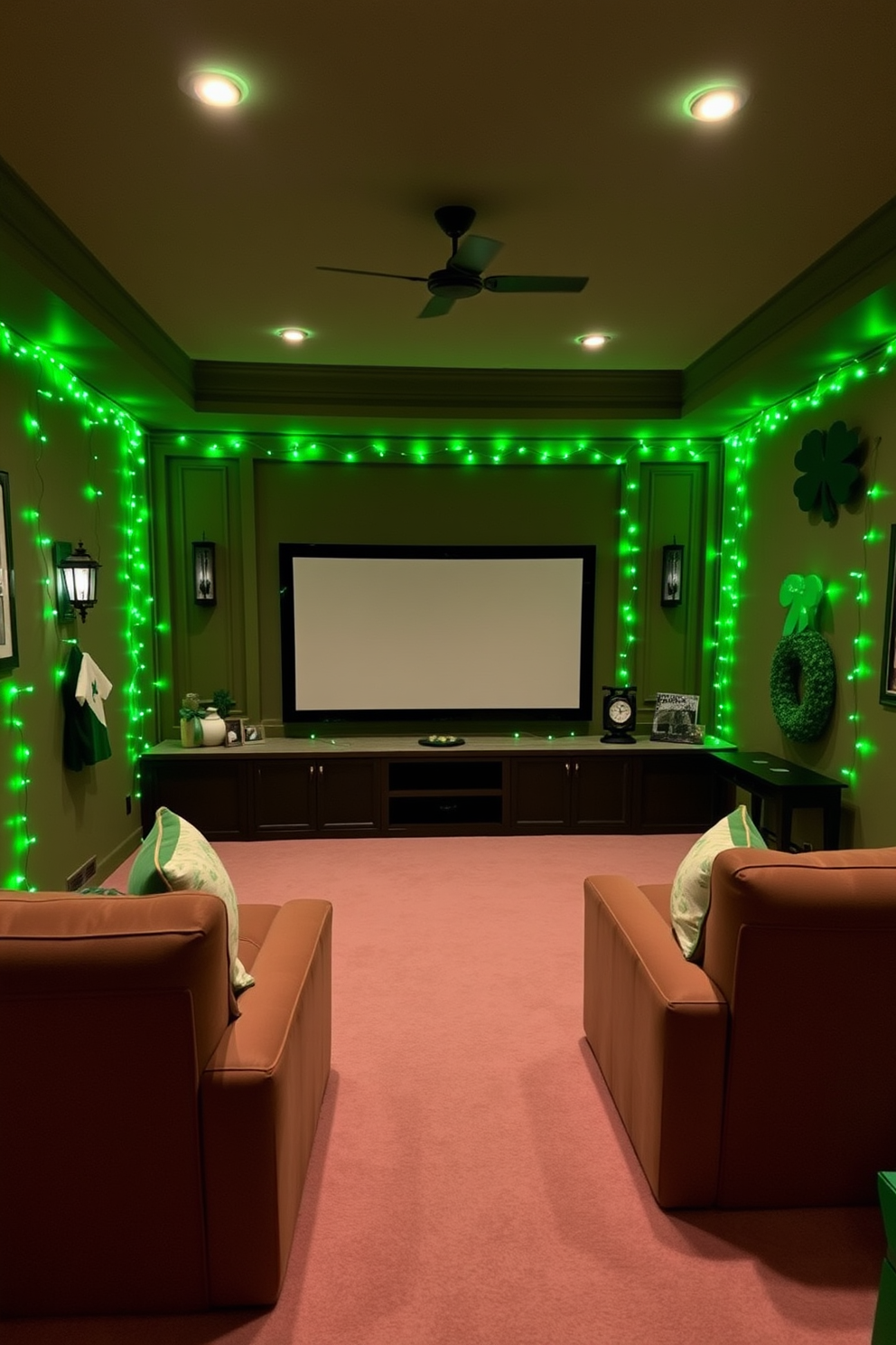 Home Theater St Patricks Day Decorating Ideas 16