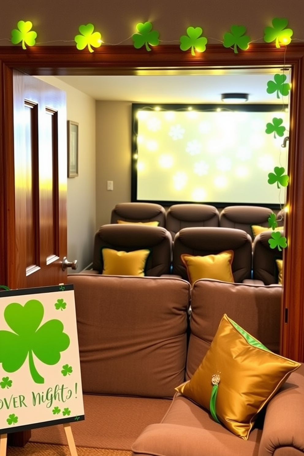 Home Theater St Patricks Day Decorating Ideas 17