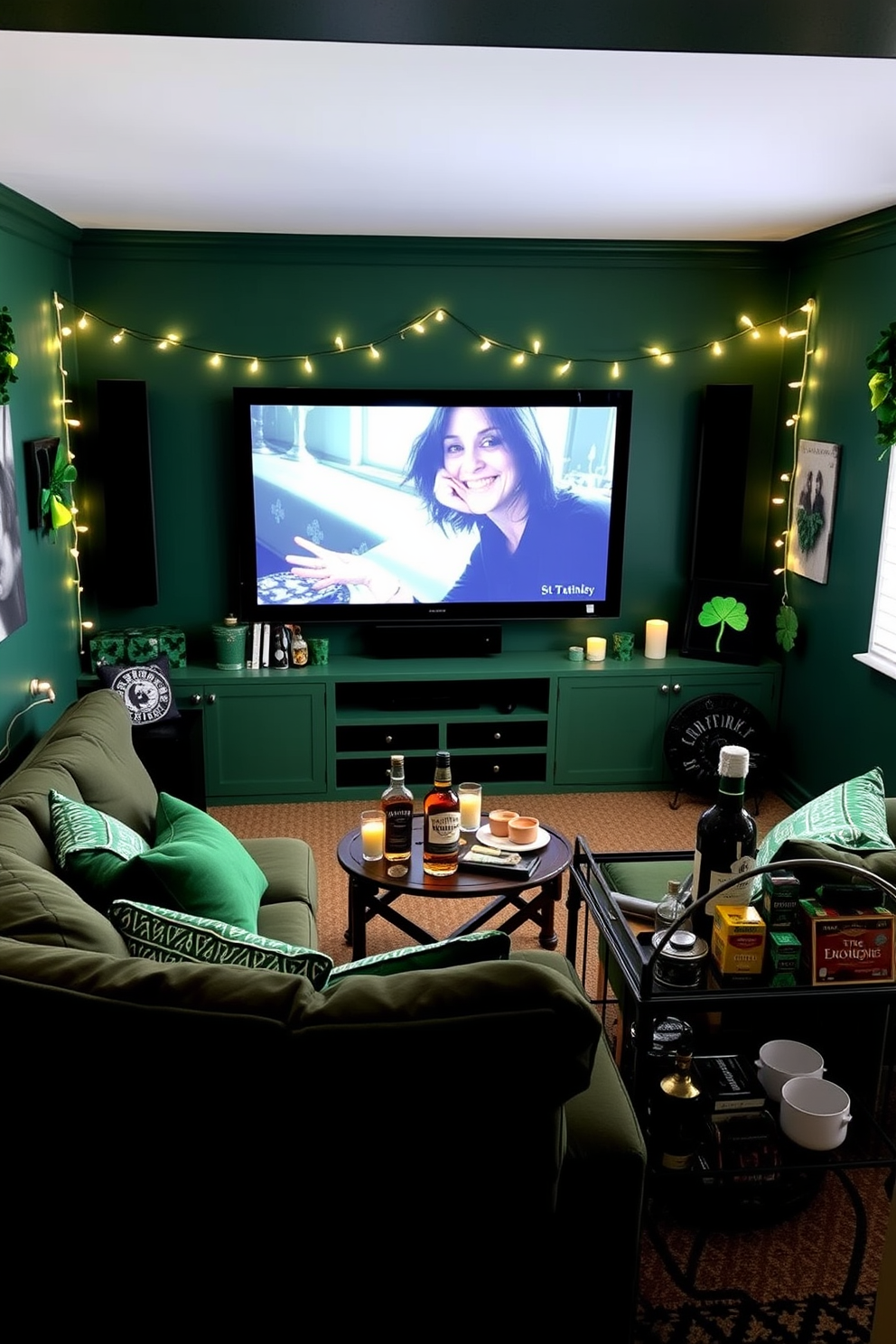 Home Theater St Patricks Day Decorating Ideas 18