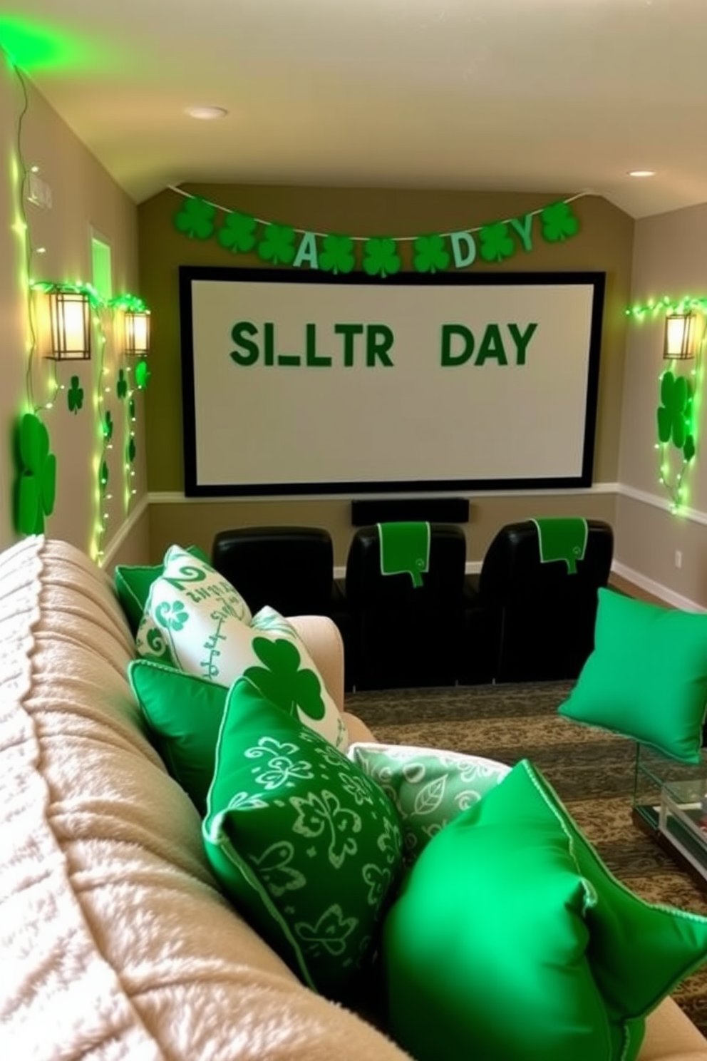 Home Theater St Patricks Day Decorating Ideas 2