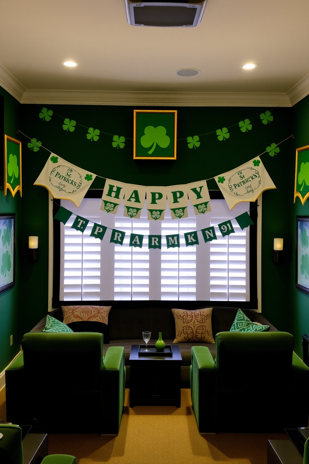 Home Theater St Patricks Day Decorating Ideas 22